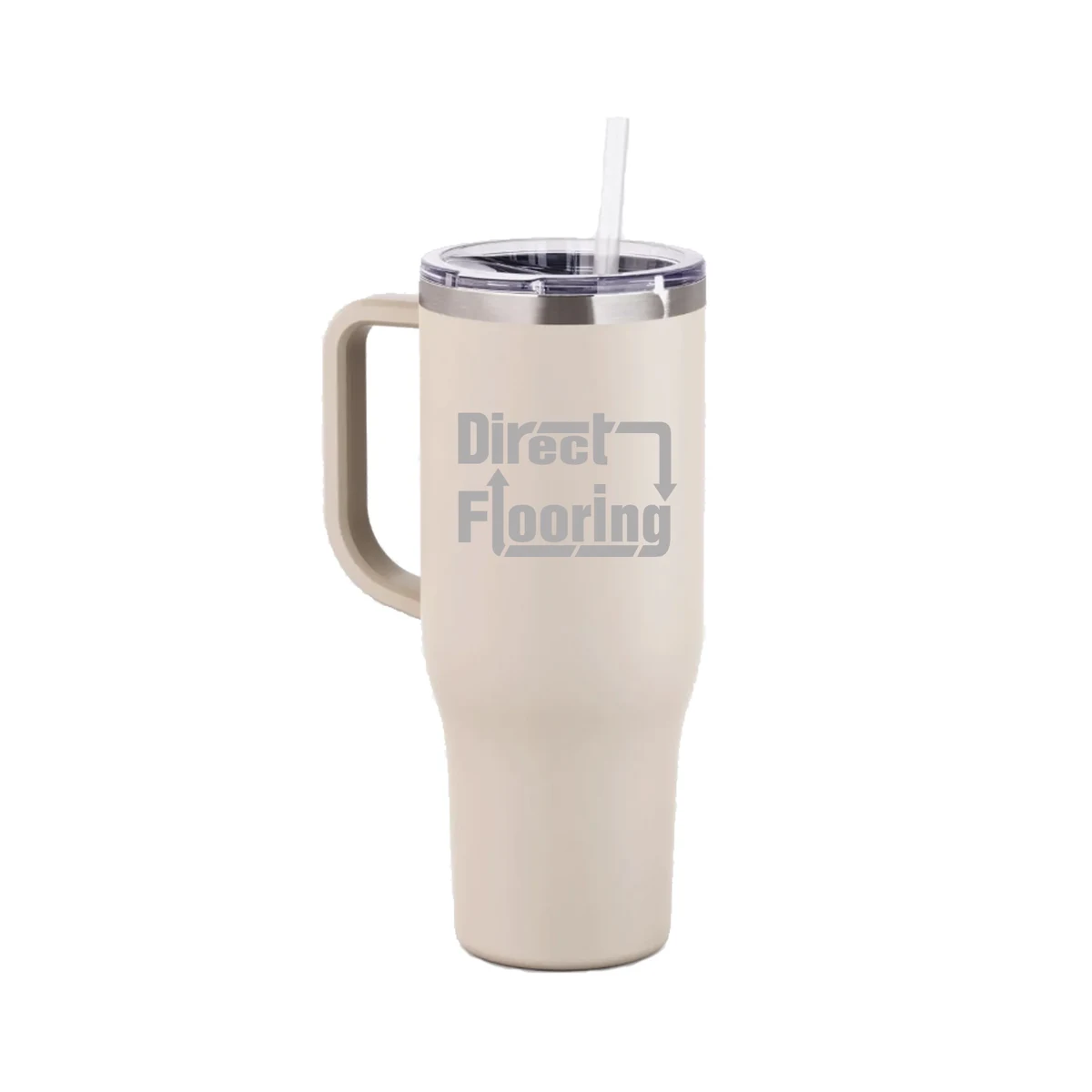 Maars 40 Oz. Stainless Steel Travel Mug - White Onyx 1