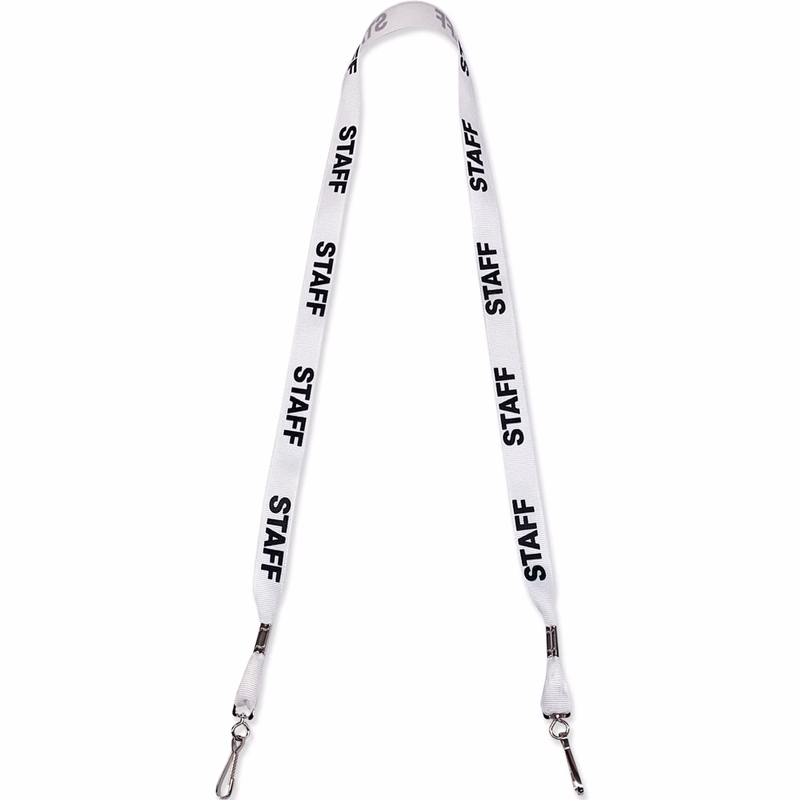 5/8" Super Value Lanyard with Double J-Hooks