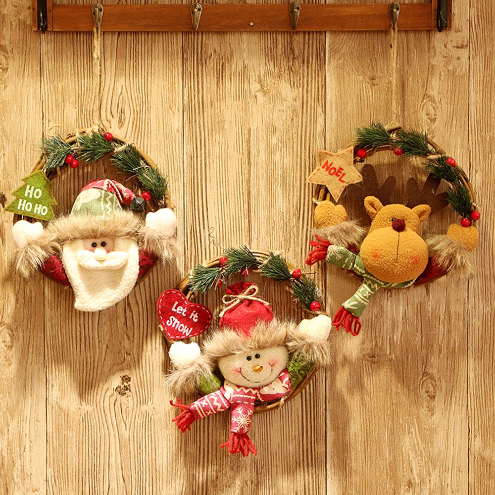 Christmas Wreath Door Hanger 1