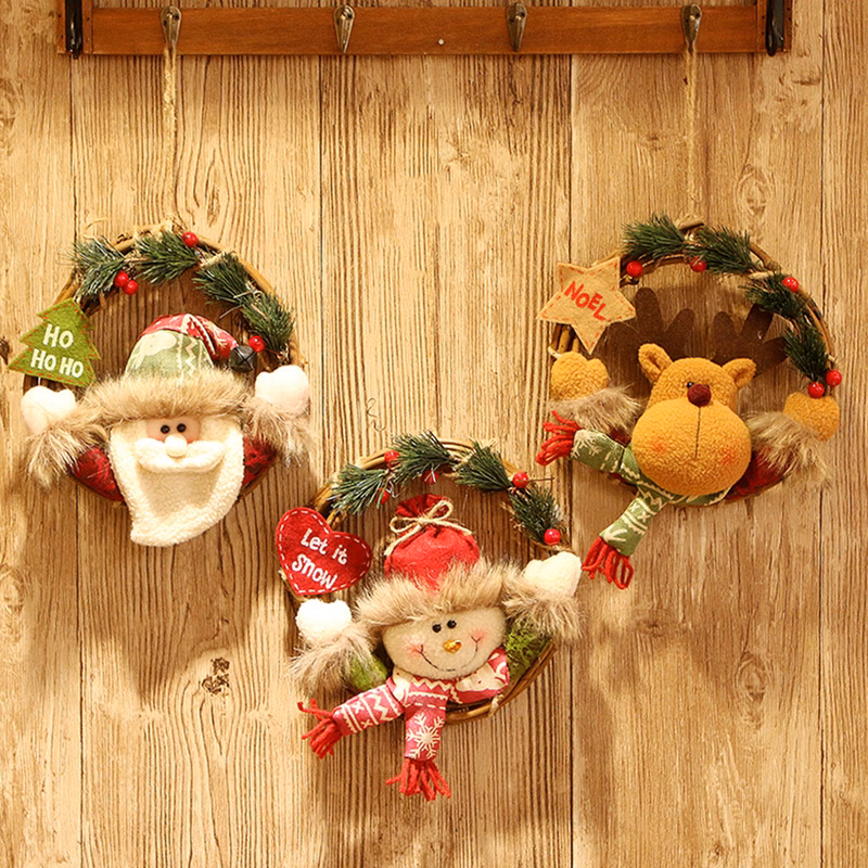 Christmas Wreath Door Hanger