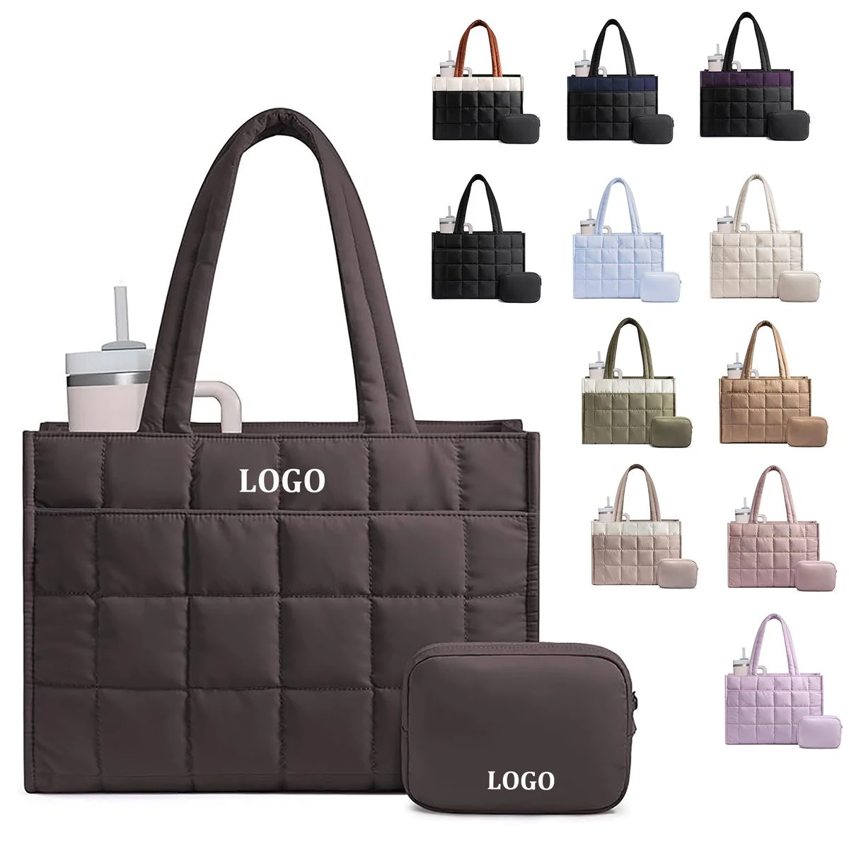 Puffy Laptop Tote Bag 1
