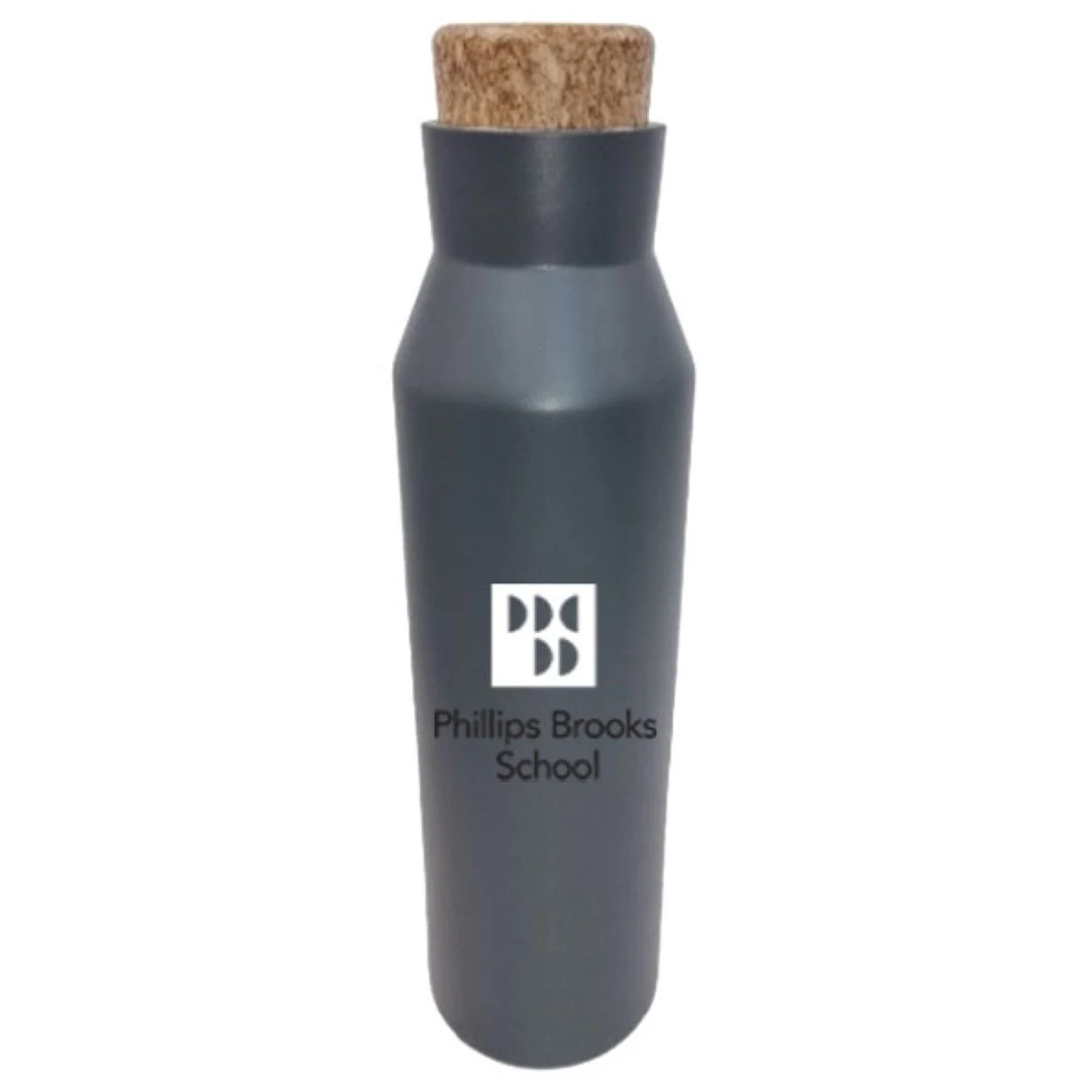 20 oz Traverse Matte Stone Gray Vacuum Insulated Stainless Steel Double Wall Sports Water Bottle wit 1