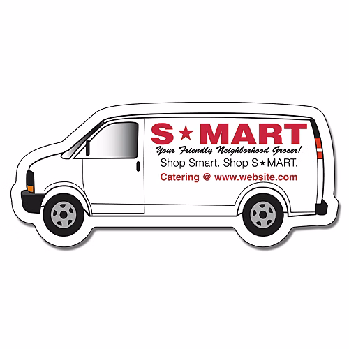 Magnet - Van Shape (3.75x1.625) - 30 Mil