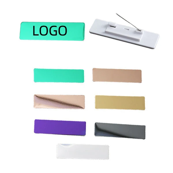 Stainless steel Name Badge 1