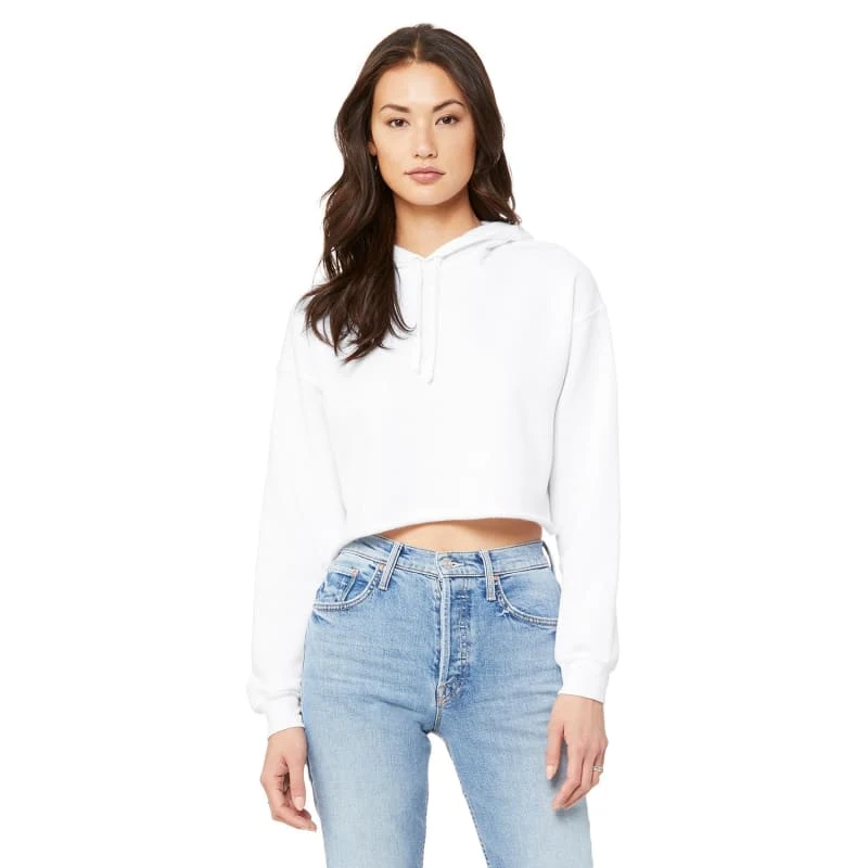 Bella + Canvas Ladies' Cropped Fleece Hoodie 1
