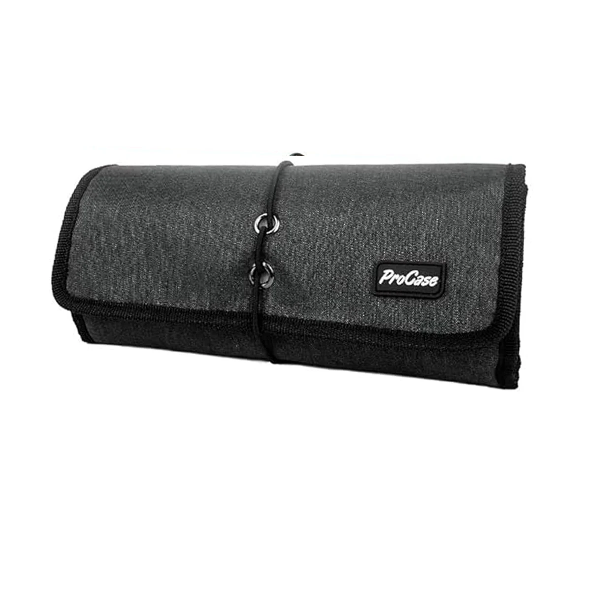 Folded Canvas Cable Organizer Bag 1