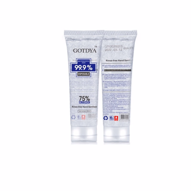 Hand Sanitizer Wash Free 75% Alcohol with 80ml