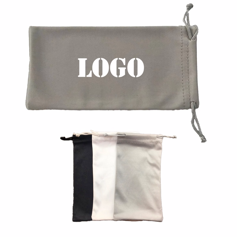 Microfiber Eyewear Pouch with Drawstring