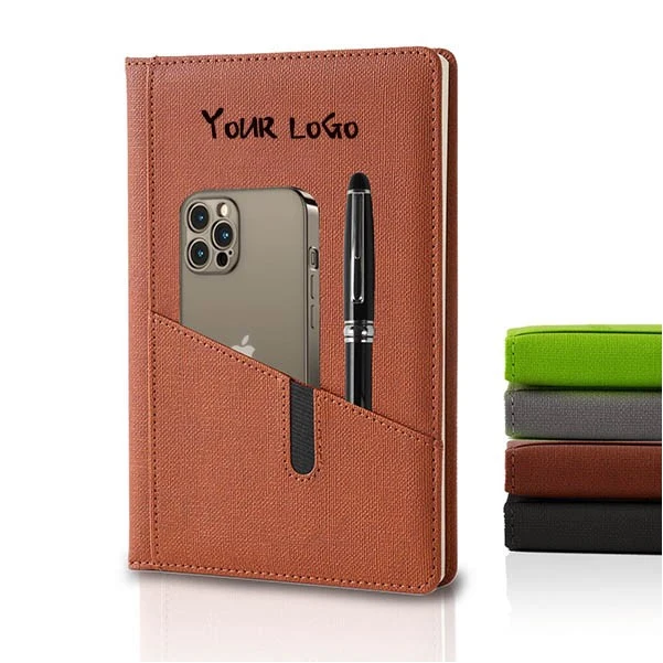 A5 PU Leather Cover Business Notebook With Pocket 1