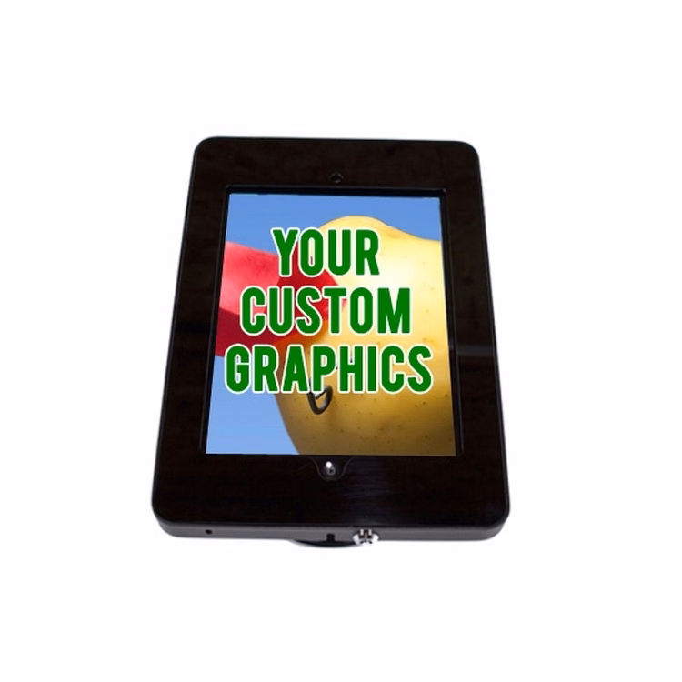 Tablet Display Tabletop - Black Hardward Only