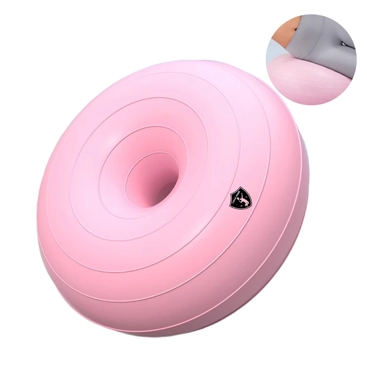 MOQ50 Anti-Burst Massage Yoga Ball With Textured Finish 1