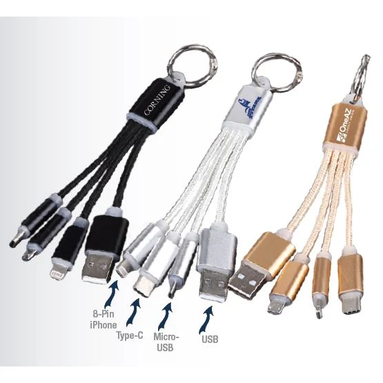 3-IN-1 USB Cable Keychain 1