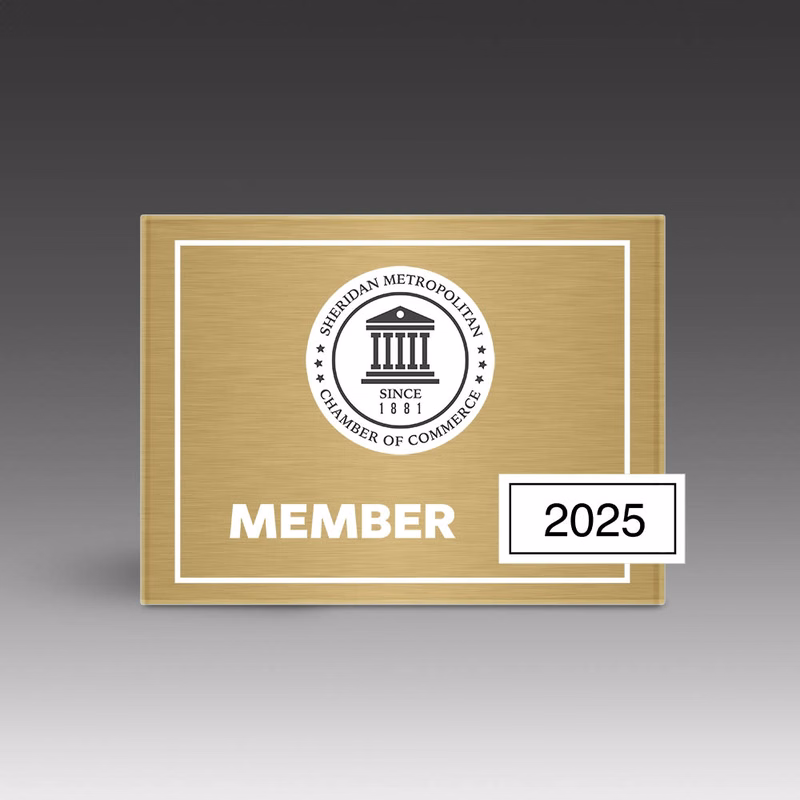 Modern Style Membership Plaque