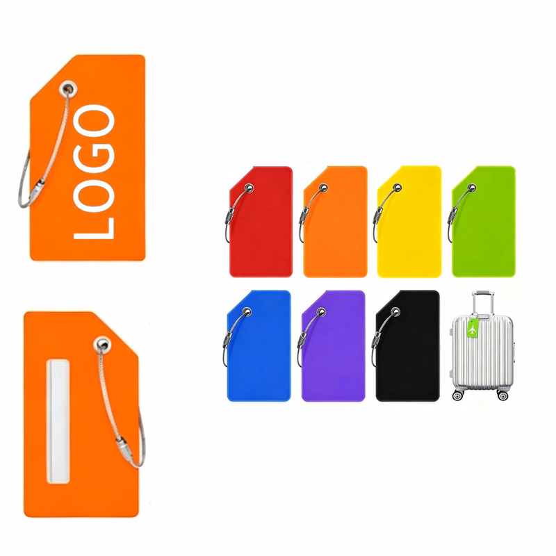 Silicone Airplane-Shaped Luggage Tag