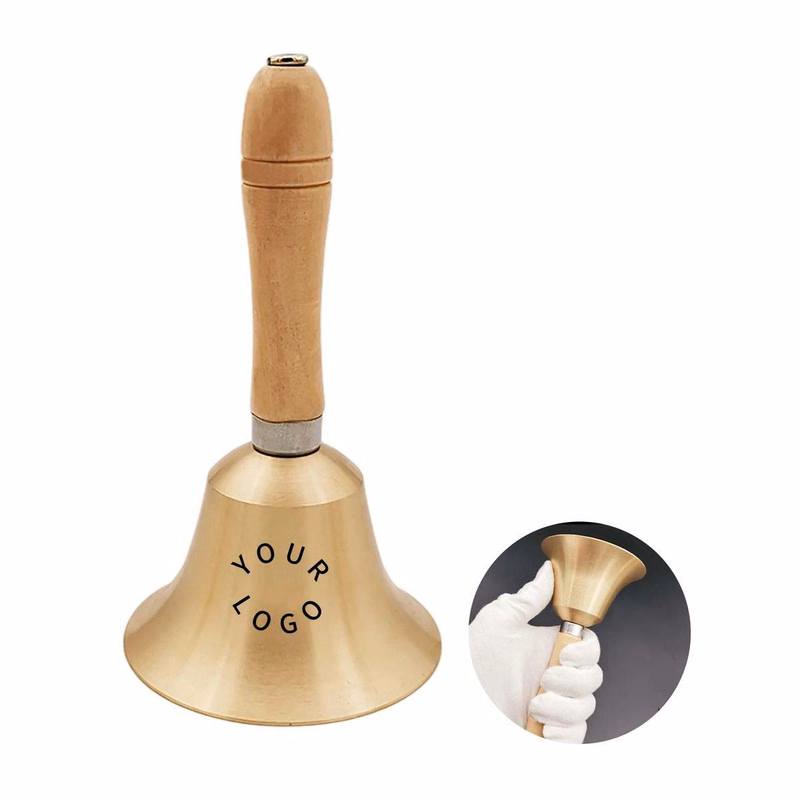Elegant Brass Hand Call Bell for Indoor and Outdoor