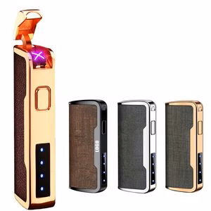 PU Leather Dual E Arc Lighter