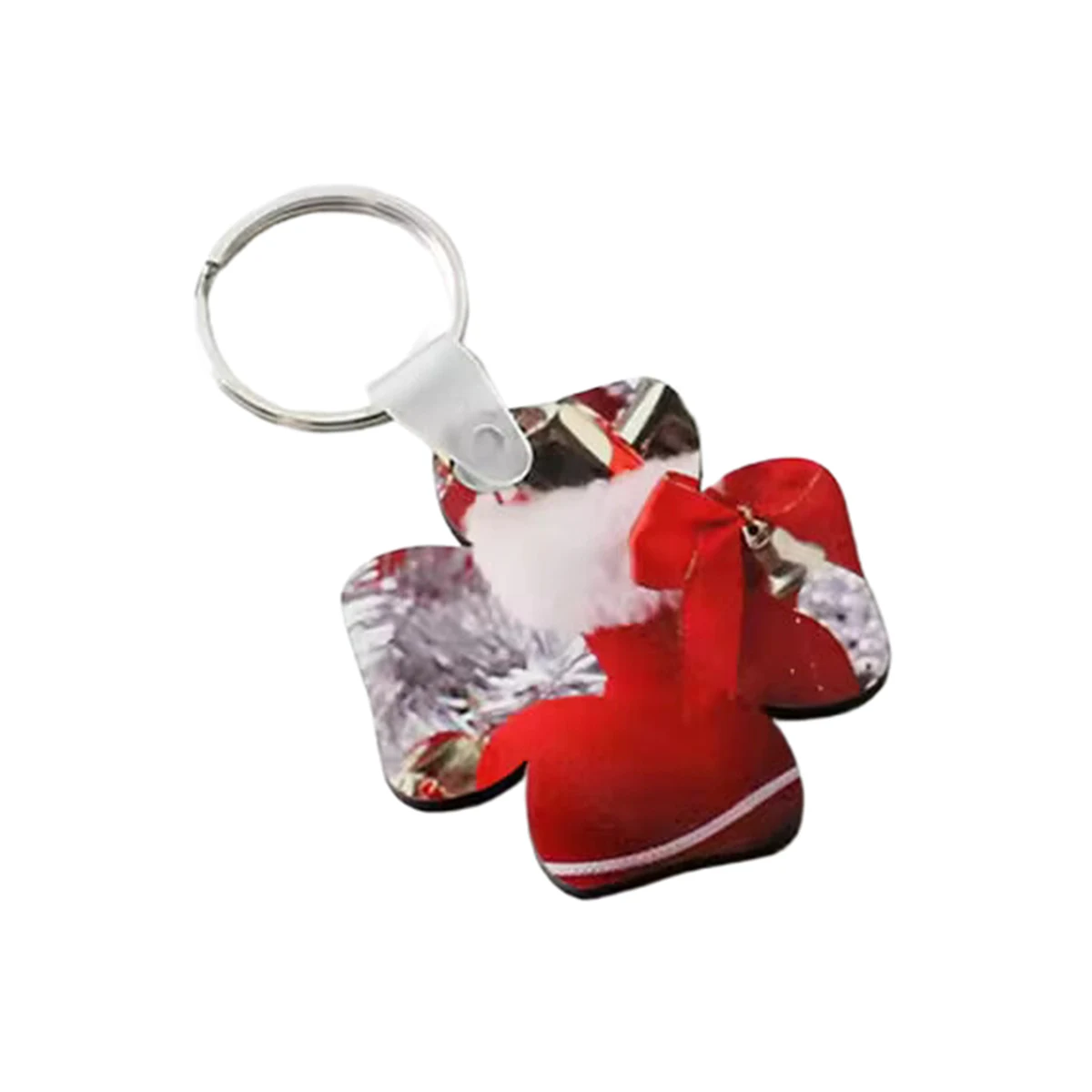 Flower Shaped Sublimation MDF Keychain 1