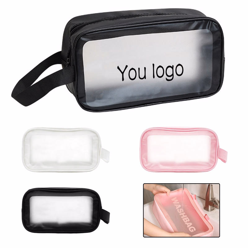 PVC Frosted Large Capacity Makeup Bag