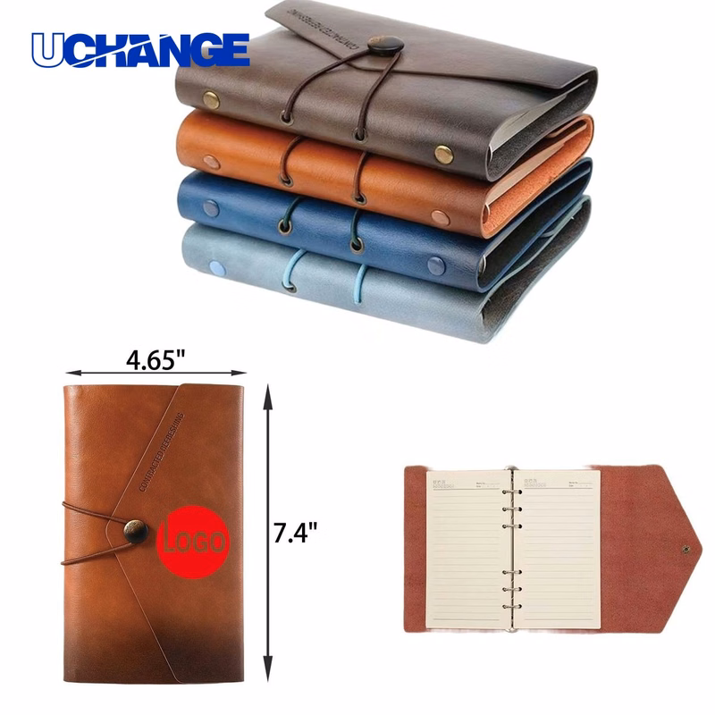 Stylish PU Leather Notebook Journal Full Color