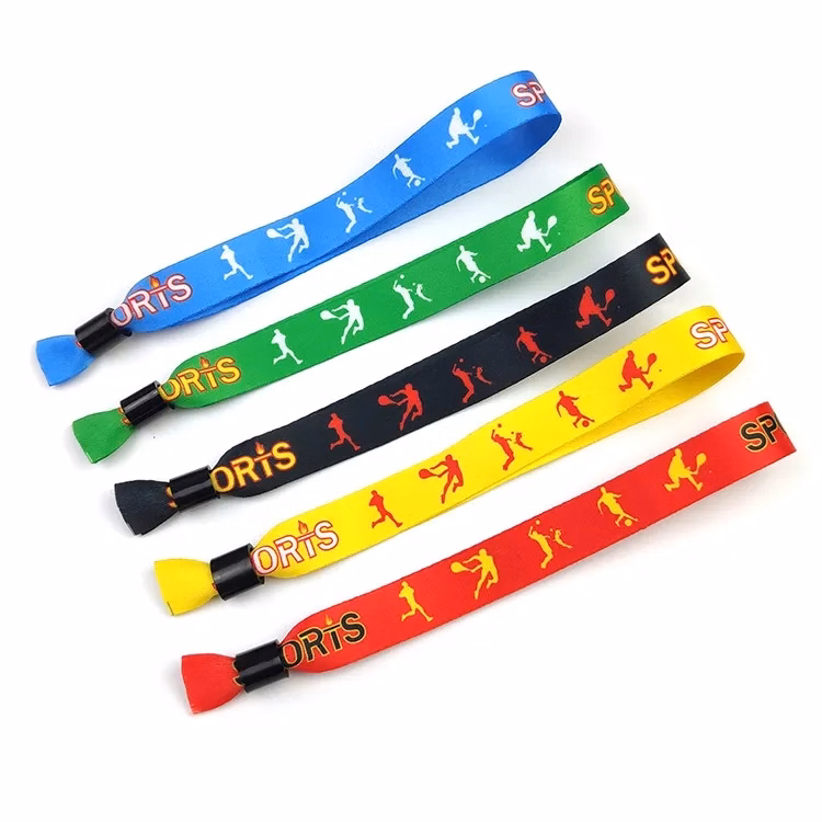 One Time Use Polyester Sublimation Event Wristband