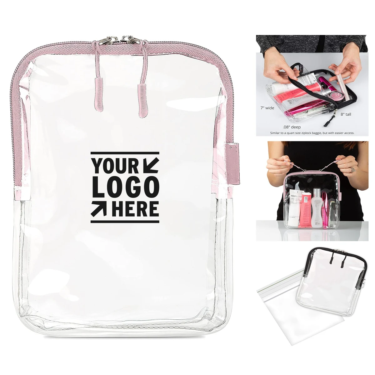 Tsa Approved Clear Toiletry Bag 1