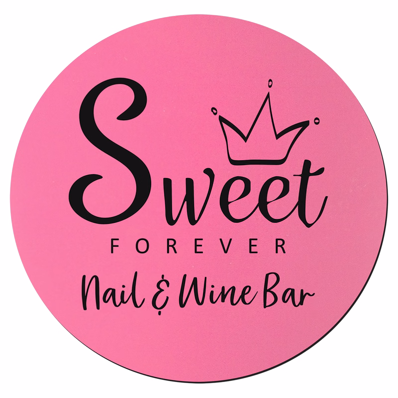 3 3/4" Round Pink/Black Silicone Coaster