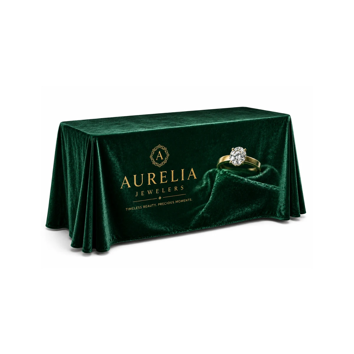 6' Velvet Table Throw 1