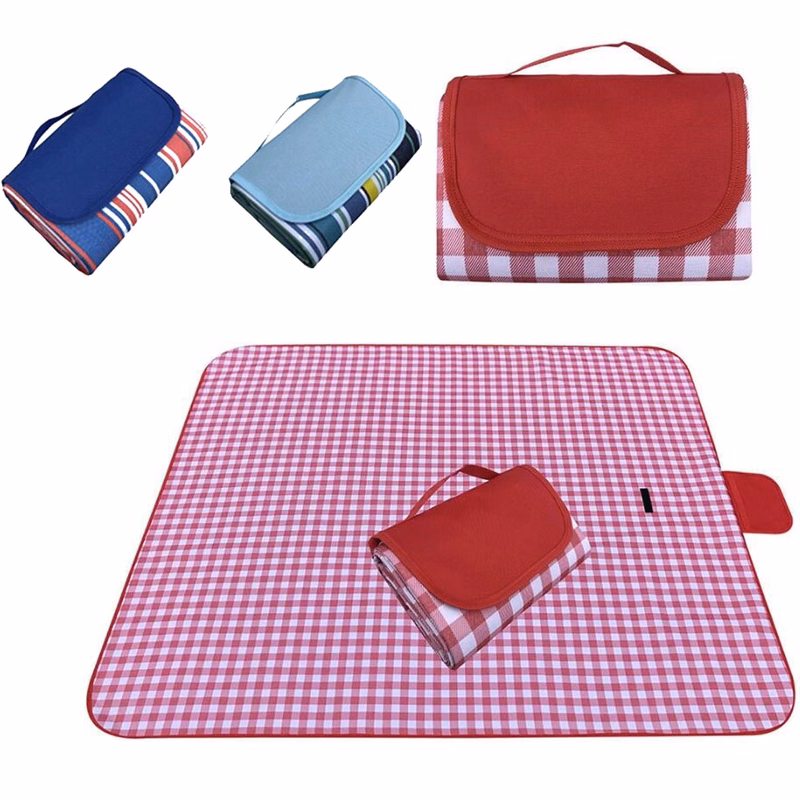 Large Stripe Outdoor Picnic Blanket 59"X31.5"