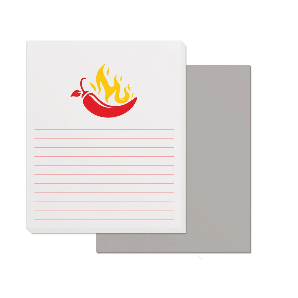 50 Page Note-Pads with 2 Custom Colour Imprint (3.5"x4.25") 1
