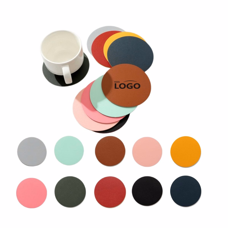 PVC Round Waterproof Tea Coaster