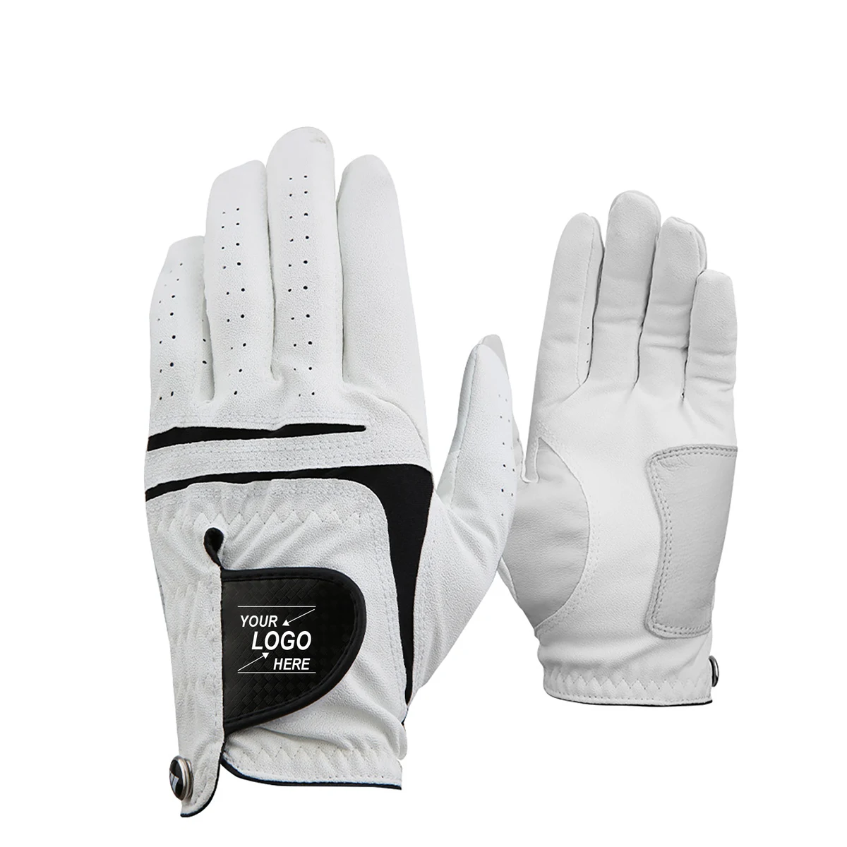 Men's and Women's Premium Leather Golf Gloves 1