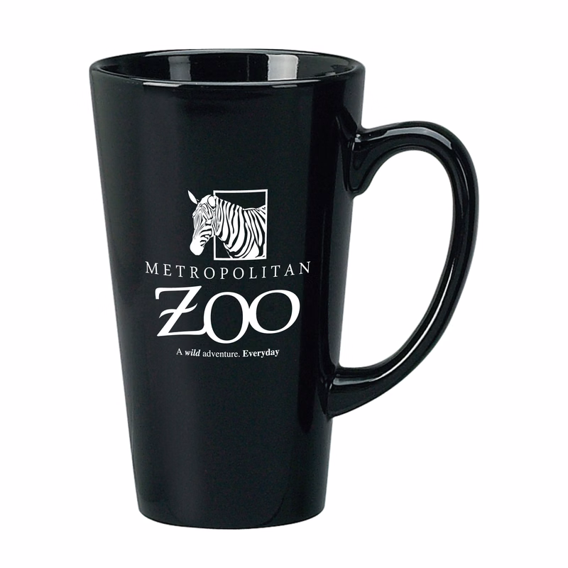 16 oz. Black Funnel Tall Latte Mug