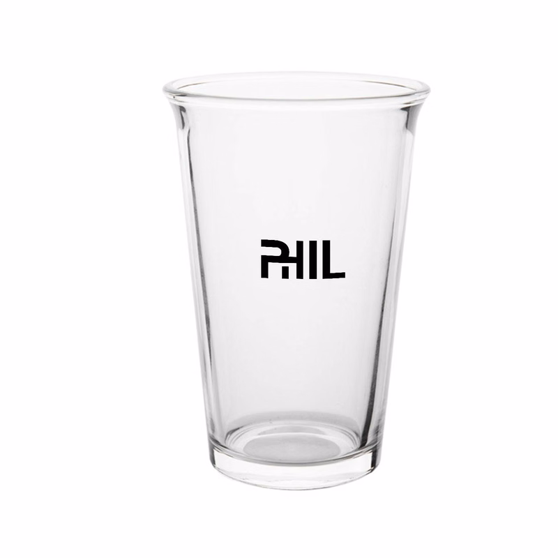12oz Clear Glass Water Cup