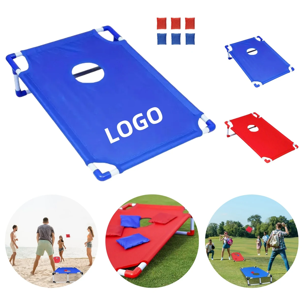 Portable Cornhole Board Toss Game Set 1