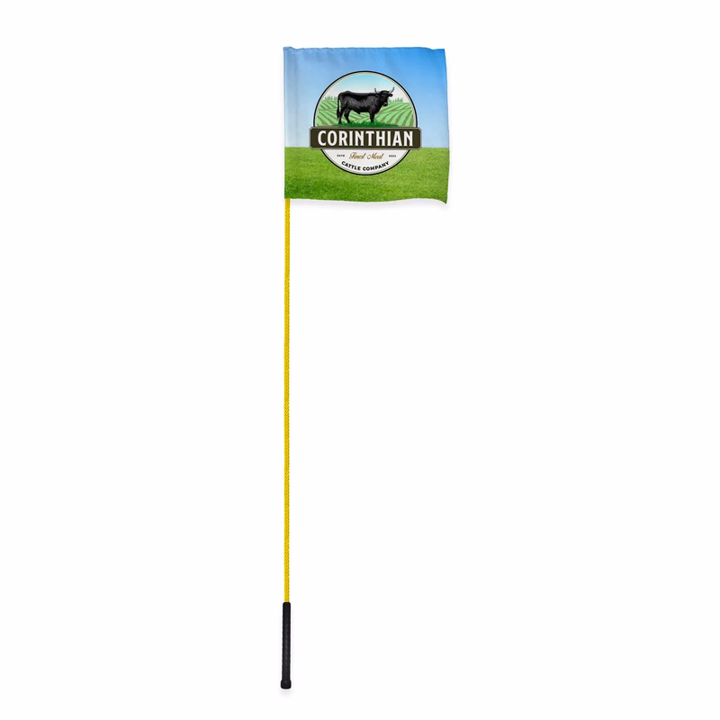 50" Whip Rods With 12"x12" Custom Digital Flag