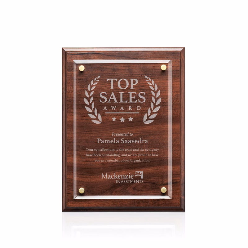 Elton Lasered Plaque-Cherry