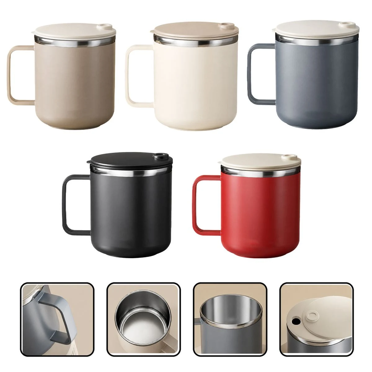 400ml Handled Beverage Mug 1