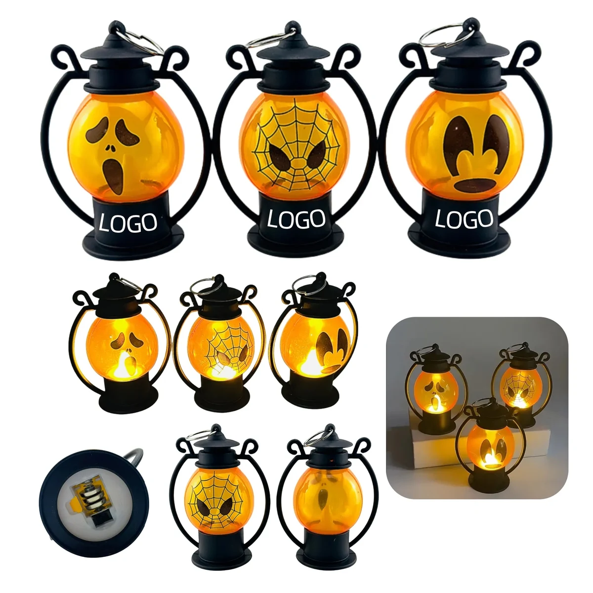 Halloween LED Portable Mini Pumpkin Lantern 1