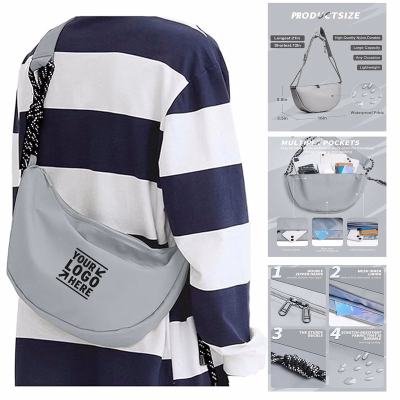 Mini Anti Theft One Strap Motorcycle Sling Crossbody Backpack Shoulder Messenger Tactical Bag