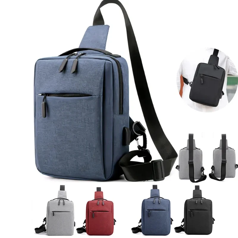 Waterproof Crossbody Bag With USB Charging Port 1