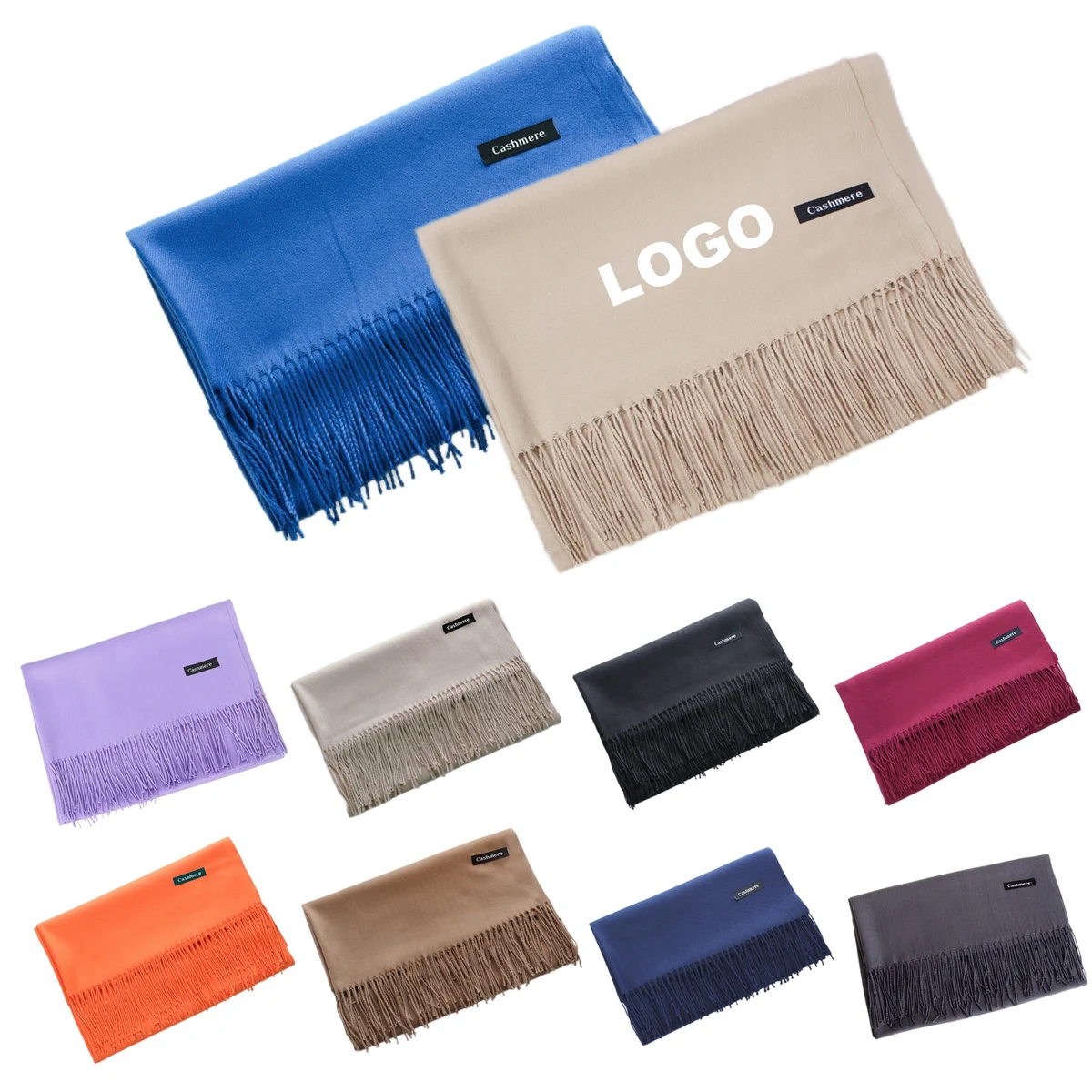 Womens Winter Imitation Wool Scarf 1