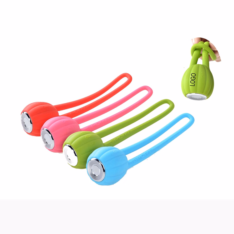 Pumpkin Shape Silicone Mini Wireless Speaker With Led