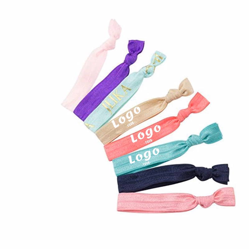 Knotted Hair Ties Elastic Ribbon