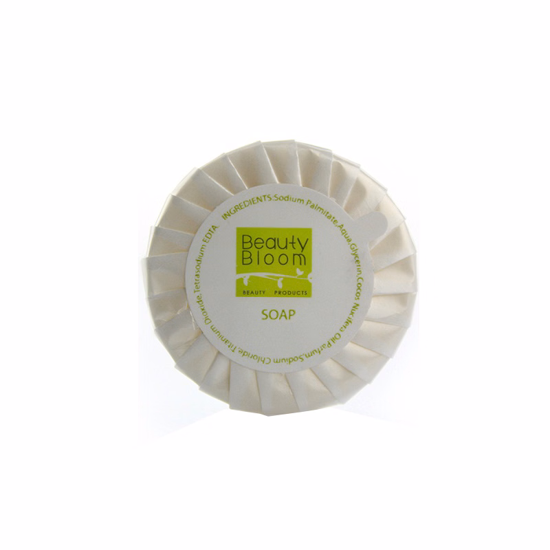Round White Hotel Soap Bar, 25g