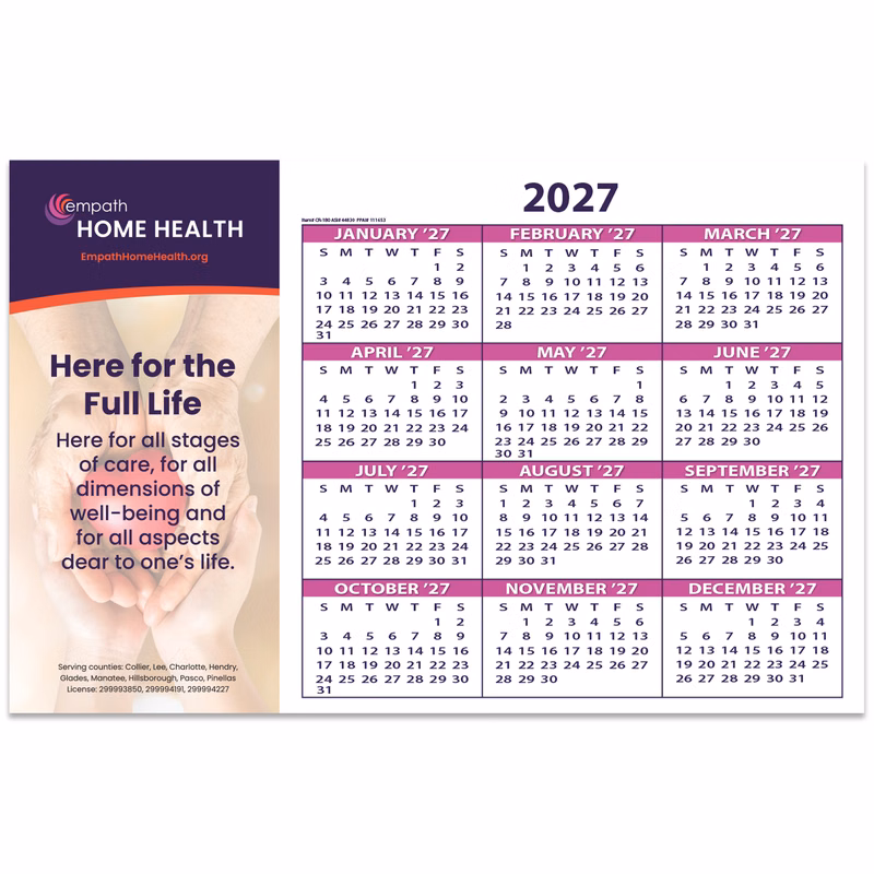Counter Mat Calendar