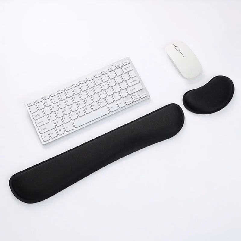 Comfy Memory Foam Keyboard and Mouse Wrist Rest Pads Set