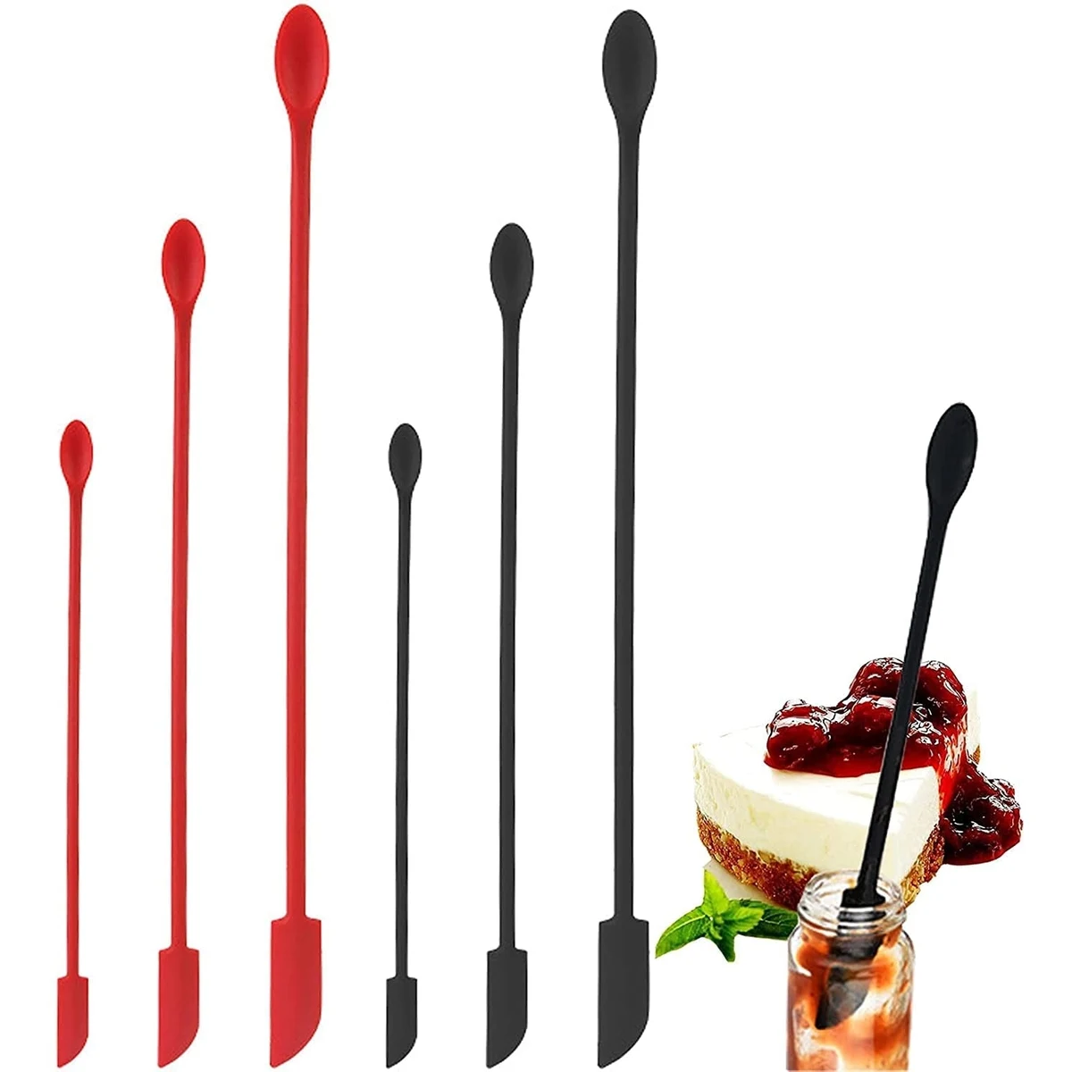 Mini Silicone Spoon And Spatula 1