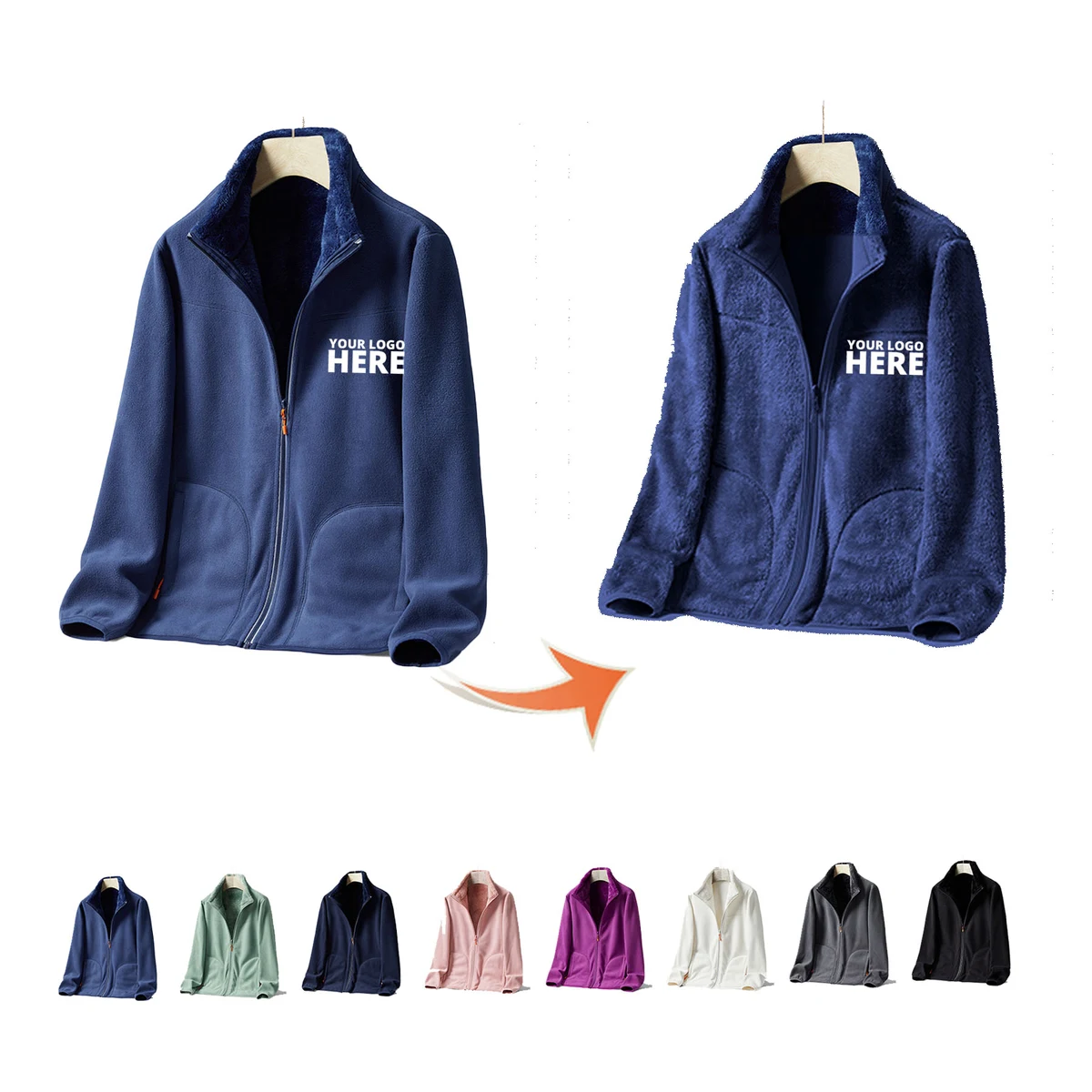 Unisex Fleece Jacket 1