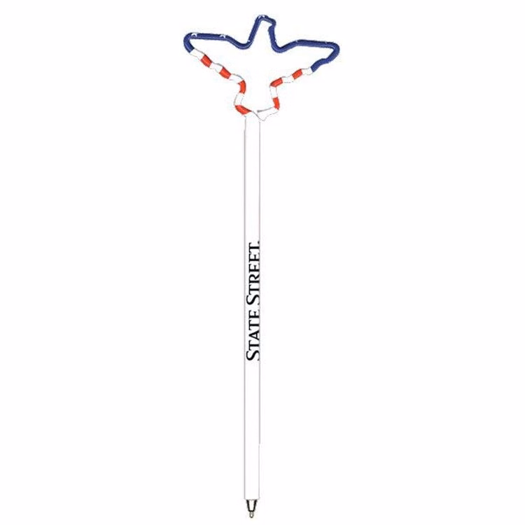 Eagle USA Flag Multi-Color Inkbend Standard, Bent Pen