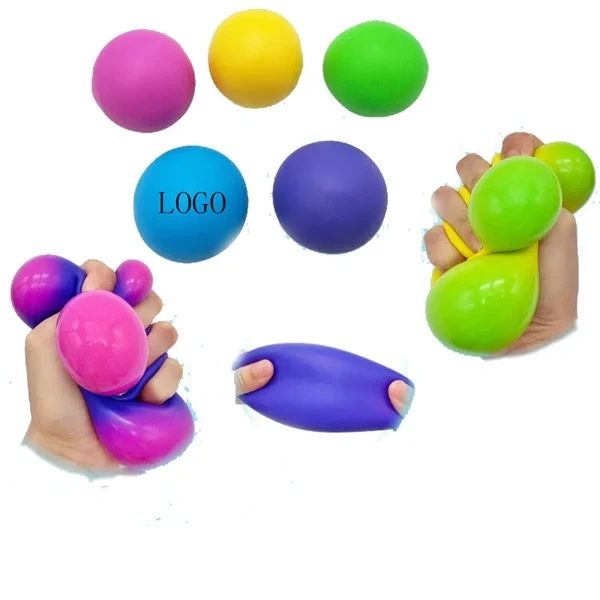 Custom 2.4 Inch Squeeze Stress Relief Ball — Full-Color Therapy Fidget Tool 1